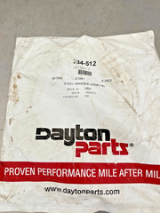43QK118 MACK Dayton 334-512 Thrust STEEL WASHER 09-7550, S7041, 25166816, E5423