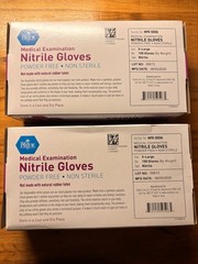 2 PACK MedPride Powder-Free Nitrile Exam Gloves, XL, Pack of 100