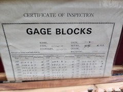 81 PCS Rectangular Gage Block Set Missing 2.