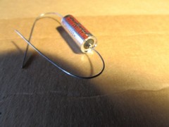 .022uF 10% 400V Sprague M83421-01-5114R Metallized Polycarbonate Axial Capacitor