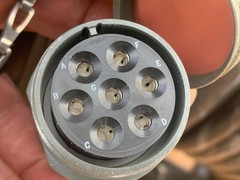 Carol Super Vu-Tron 10/5 SOOW Cable 387ft Glenair MIL Connector Hannay Reel