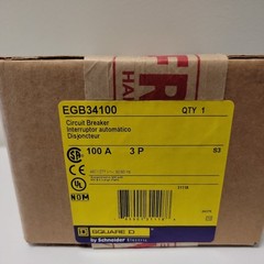 EGB34100 Square D 100 Amp 480V 3 Pole Bolt On Circuit Breaker New In Box
