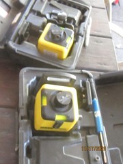 Empire Blazer rotary laser level #972-01. Two units w cases.