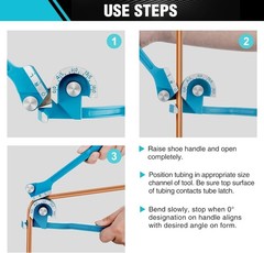 Versatile Hand-Powered Tube Bender – Perfect for DIY and Professional Use