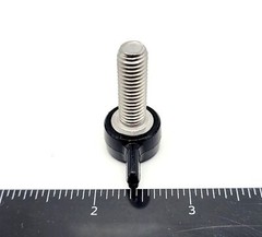 M8 x 25mm Thumb Screw T Bolts Black Clamping Tee Wing Knob Stainless 8mm 10 Pack