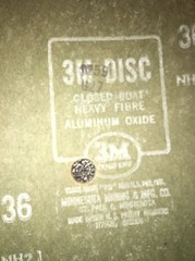 lot of 8 3M Disc closed coat heavy fibre aluminum oxide – c type 36 Grit nh21