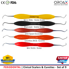 Periodontal Montana Jack 204s Sickle Scaler Silicon Double End Dental Instrument
