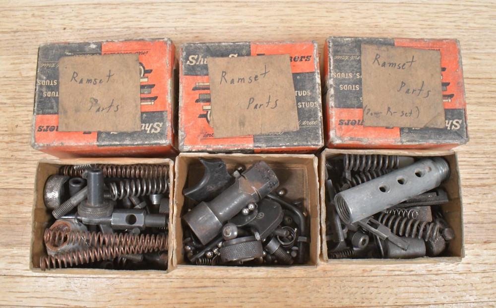 LOT of RAMSET Fastener Nail Gun Parts