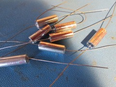 .022uF 10% 400V Sprague M83421-01-5114R Metallized Polycarbonate Axial Capacitor