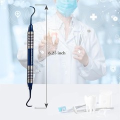 Periodontal Blue Sickle Scaler H6-H7 Anterior Double Ended Dental Instruments