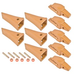Brand New 1193204 Backhoe Bucket Shanks & 1U3202 Bucket Teeth with Pins Retainer