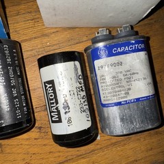 Lot Of HVAC Parts. Capacitors etc I dk what is all there. It is both used/nos
