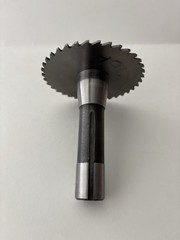 4″ Diameter x 5/64” Thick 36 Teeth Slitting Saw x 1” Arbor Hole HSS + R8 Arbor
