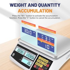Counting Scale, Coin Scale to Weigh Coins, Precision Electronic Gram Scale