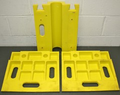 Checkers Diamondback Modular Ramp Bridge UHB2025, 3″ Channel, Cable Hose Wire