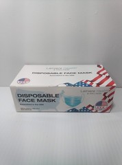 Disposable Face Mask Blue Health & Wellness 3-Ply Non-Medical 25pcs X Bx 14 Bxs