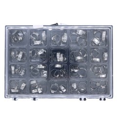 80Pcs Dental Orthodontic 16#-35 Bands with Buccal Tube 1st Molar Roth.022 U2/L1