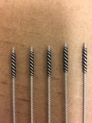 HIGHTBRUSH 20241 MINIATURE 1/16” NYLON TUBE BRUSH  5 PACK