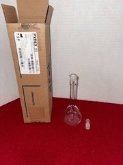 PYREX Glass Class A 100mL TC Volumetric Flask w/ Stopper 5680 5680-100