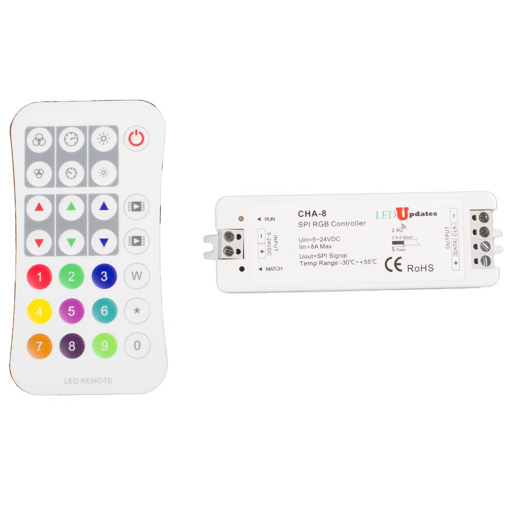 Chase Effect SPI controller dream effect for LED light strip + remote control