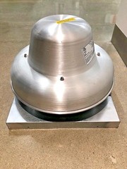 Centrifugal Downblast Exhaust Fan – 1100 CFM with Speed Control 21″ Base