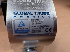 Lot of 4 – SWL-500KG Global Truss Heavy Duty Pro 2″ Clamp w/ Mounting Plate