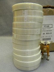 FT100 FILAMENT TAPE 48RLS/CS 18mmx55M CLEAR 59.93 yards per roll 1 Case/48 Rolls
