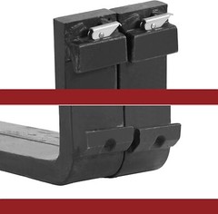 2-Piece 42″ Pallet Fork Blades for Forklifts and Skid Steers 2500 LBS Load Heavy