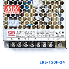 Mean Well LRS-150-24 156W 24V 6.5A Single Output Switching Power Supply
