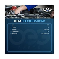 OEG Parts New Starter Compatible with Bobcat Skid Steer Loader Starter S175 S…