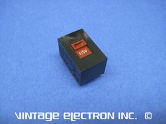 ITW / VID SE-1022-CE Voltage Selector Switch: DPDT, PCB Mount (115V, 230V, Gold)