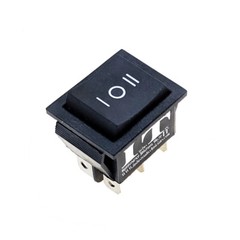 DPDT 20A Maintained Rocker Switch 6 PIN (on) off (on) 12V 24V DC 1/4 quick plug