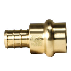 10 Pieces 1/2″ Press x Pex Coupling, 1/2″ Press Fit coupling, Lead Free Brass