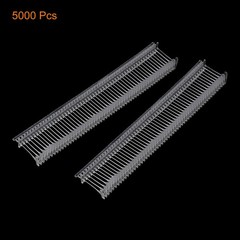 5000Pcs Standard Tagging Gun Fasteners,0.5 Inch Transparent Plastic Refills