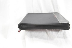 Wegner, Swiss Army, padfolio, black 10 in x 13 in, folds, organizer, zippered