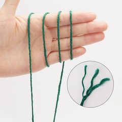 jijAcraft Garden Twine 656 Feet, 2mm Green Jute 0.078 in x 656 ft,