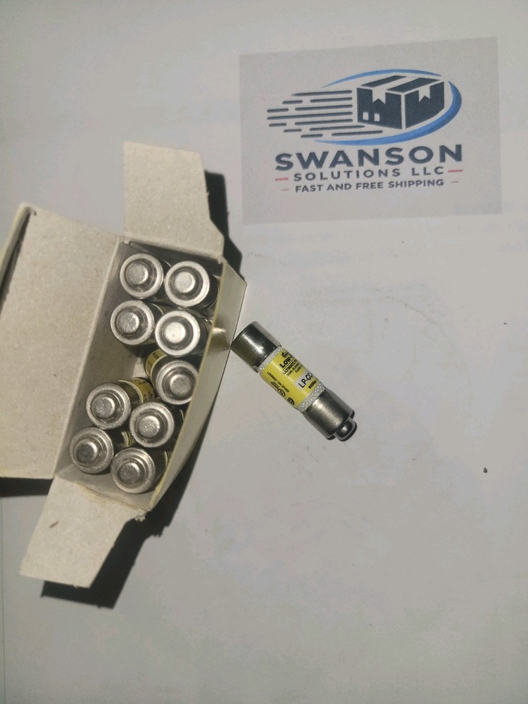 New Lot of 10 Bussmann LP-CC-10 LPCC 10 Amp Fuses 600V Class CC Low Peak
