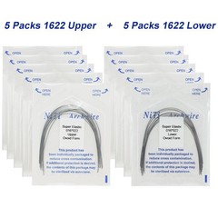 100Pcs Dental Orthodontic Arch Wire NiTi Ovoid Round Rectangular 012-020 U/L