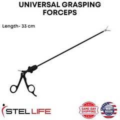 Universal Grasping Forceps Serrated Jaws 33 cm Laparoscopic Surgical Instruments