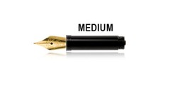 Kaweco Fountain Pen Replacement Nib 060 – Gold Plated Steel – Medium Point