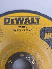 DeWalt DW 8465 6″ x 1/4″ x 7/8″ Grinding Wheels, 10 pack New In Box