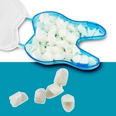 Dental Temporary Crown Anterior&Posterior Teeth Resin Caps Nature Teeth Color