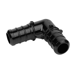 60 PCS Barb Crimp Pex Poly Fittings 1/2″ Combo: Elbow Coupler Tee (20 PCS/Each)