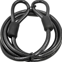 12mm 1/2 inch Heavy-Duty Security Cable, Vinyl Coated Braided Steel with Seal…