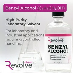 BENZYL ALCOHOL 8 oz. USP Grade in Sterile Glass Bottle