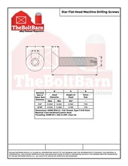 1/4″-20 Trailer Floorboard Type F Deck Tapping Screws T30 (Pick Length & Qty)