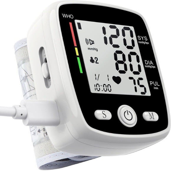 Automatic Arm-Type Digital Blood Pressure Monitor with Memory, Speaker