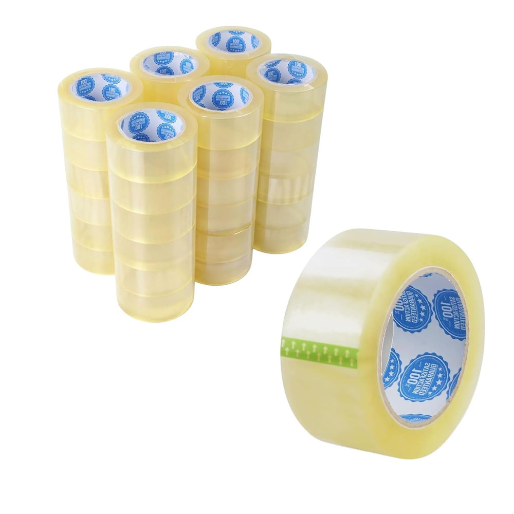 Clear Packing Tape 1 Pcs. 2″ X 110 Yards, 1.8 MIL BOPP Transparent Shipping Tape