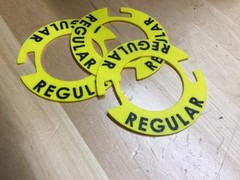 LabelCAN Regular gas can Plastic Tag (Made In USA) For Scepter Type Container