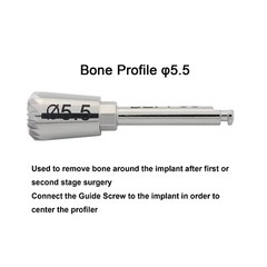 Dental Implant ET Bone Profiler 5.5 & Guide Screws Mini Regular Hiossen OSSTEM
